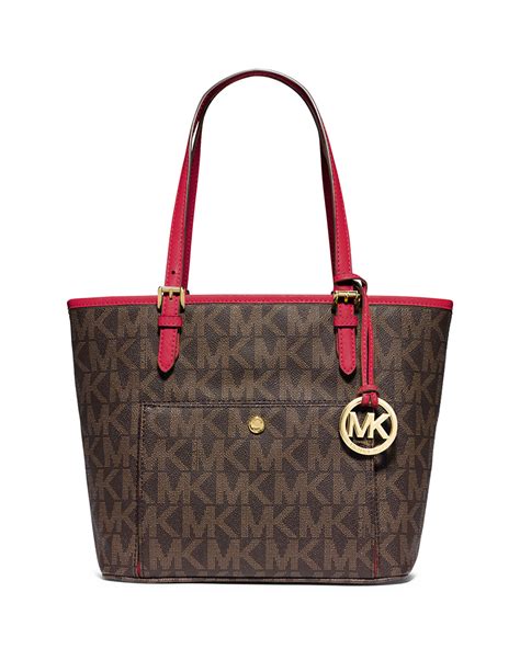 jet set medium tote michael kors|michael kors handbags medium jetset.